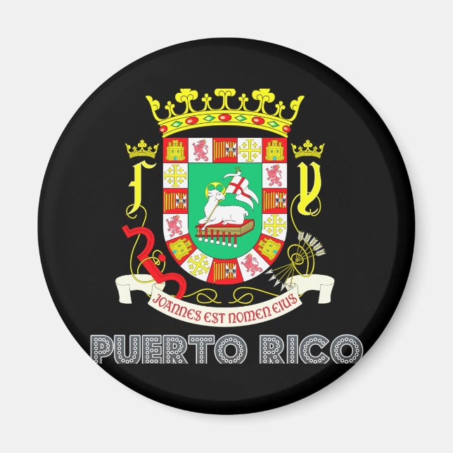 Imán Emblema puertorriqueño (Frente)