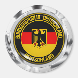 Imán Emblema redondo de Alemania