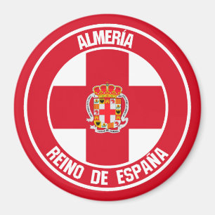 Imán Emblema redondo de Almería