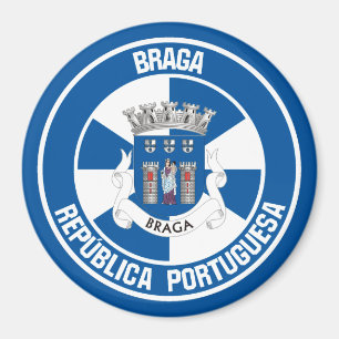 Imán Emblema redondo de Braga
