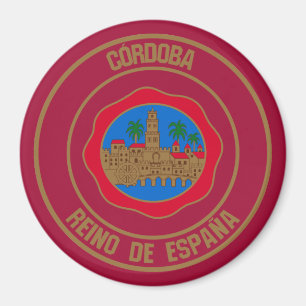 Imán Emblema redondo de Córdoba