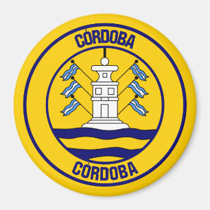 Imán Emblema redondo de Córdoba