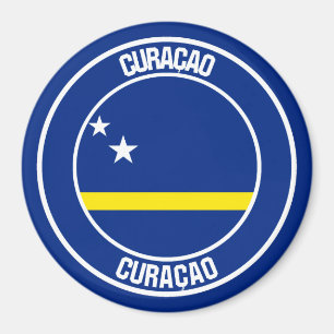 Imán Emblema redondo de Curazao