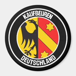 Imán Emblema redondo de Kaufbeuren