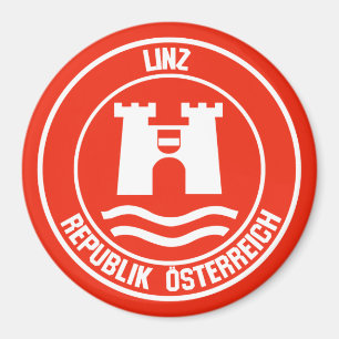 Imán Emblema Redondo de Linz