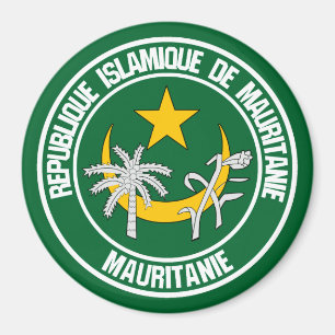 Imán Emblema redondo de Mauritania