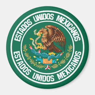 Imán Emblema redondo de México