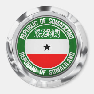 Imán Emblema redondo de Somalilandia