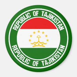 Imán Emblema redondo de Tayikistán