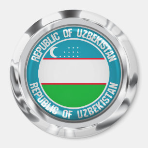 Imán Emblema redondo de Uzbekistán