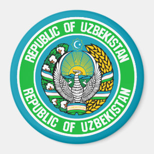 Imán Emblema redondo de Uzbekistán