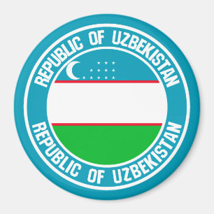 Imán Emblema redondo de Uzbekistán