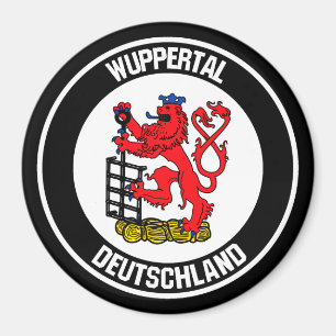 Imán Emblema redondo Wuppertal