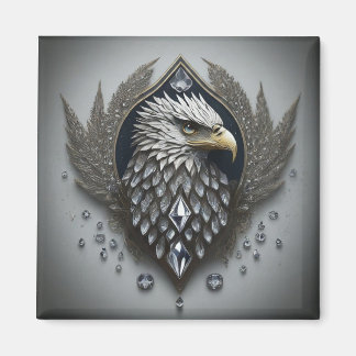 Imán Emblemas de águila de cristal