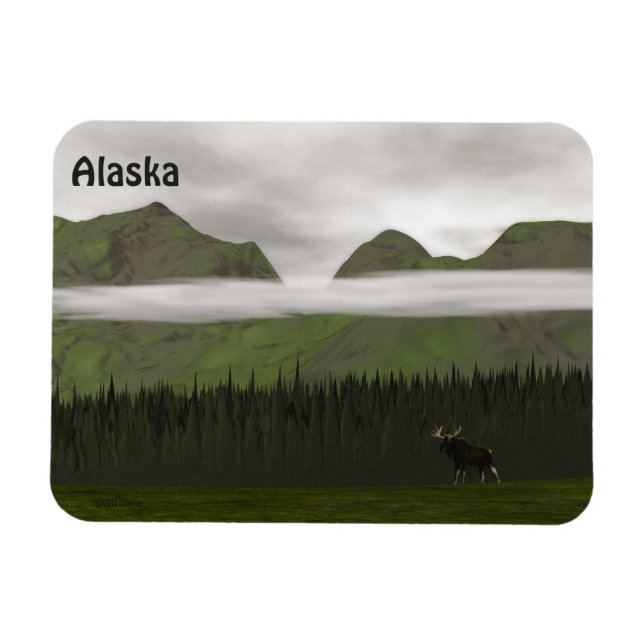 Imán Emerald Alaska (Horizontal)