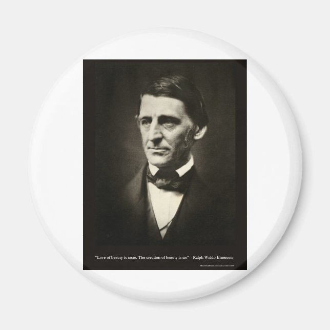 Imán Emerson Love Of Beauty Es Taste Love Quote Gifts (Frente)