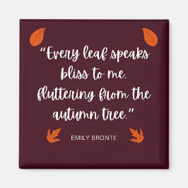 Imán Emily Bronte Autumn Cita