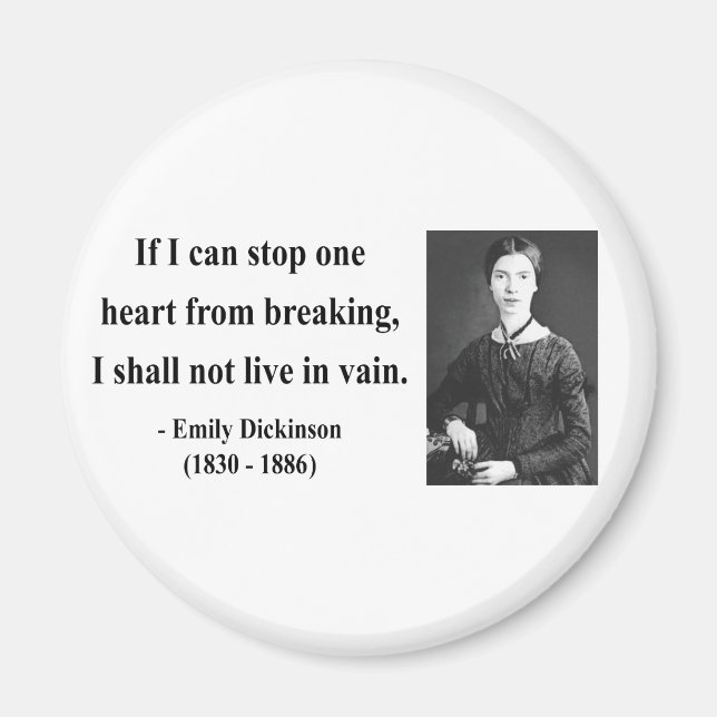 Imán Emily Dickinson Cita 6b (Frente)