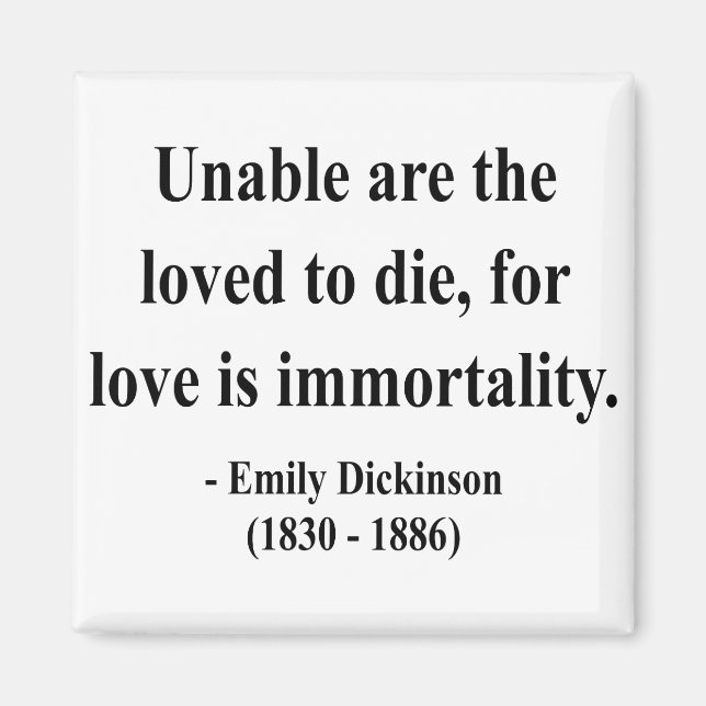 Imán Emily Dickinson Cita 8a (Frente)