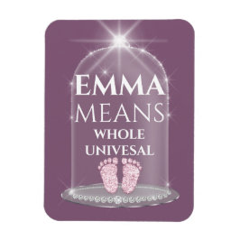 Imán Emma Nombre significa Chica de Recién nacido