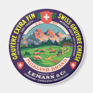 Imán Emmental suizo Suiza de Langnau del queso gruyere
