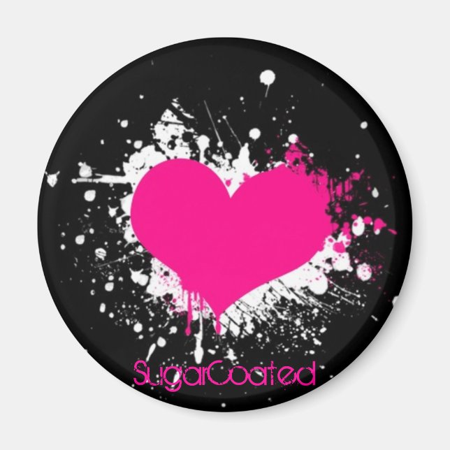 Imán Emo Heart Magnet (Frente)