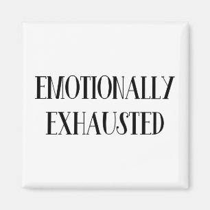 Imán Emocionalmente agotada