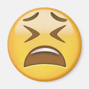 Imán Emoji cansada de la cara
