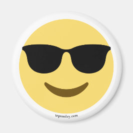 Imán Emoji con gafas de sol geniales