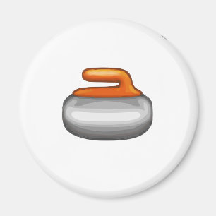 Imán Emoji Curling Stone
