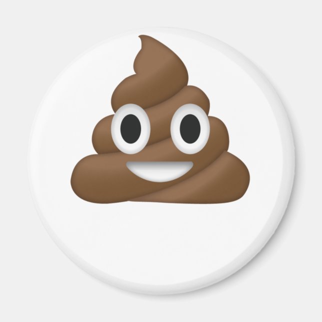 Imán Emoji Cute Poop (Frente)
