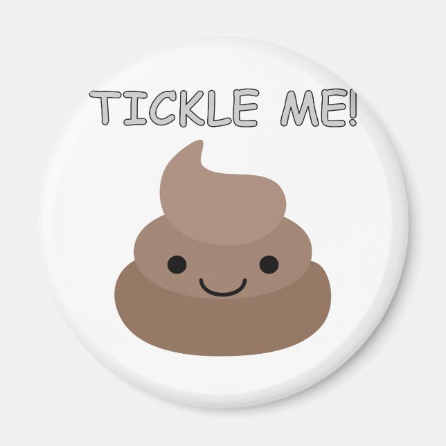 Imán Emoji Cute Tickle Me Poop (Frente)