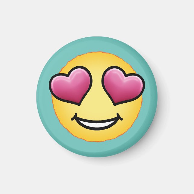 Imán Emoji de amor (Frente)