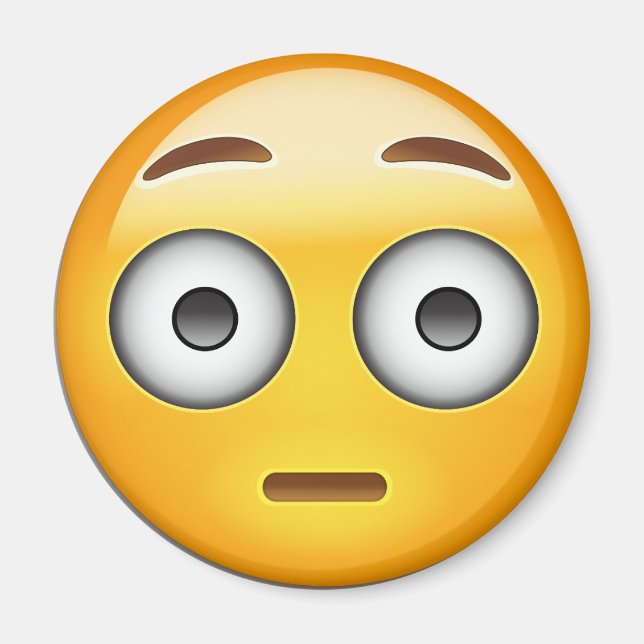 Imán Emoji de cara rota (Frente)