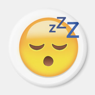 Imán Emoji de la cara el dormir