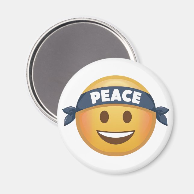 Imán Emoji de Paz (Anverso/Reverso)