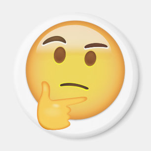 Imán Emoji de pensamiento de la cara