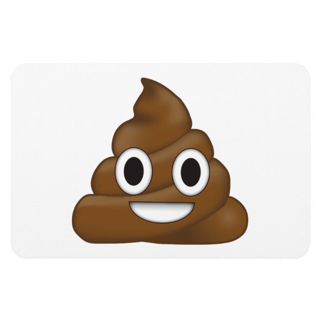 Imán Emoji de poop (Horizontal)