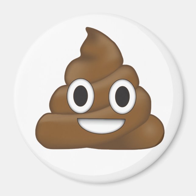 Imán Emoji de poop (Frente)