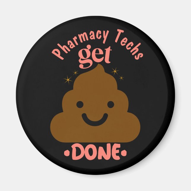 Imán EMOJI de Técnicos Farmacéuticos CPhT (Frente)