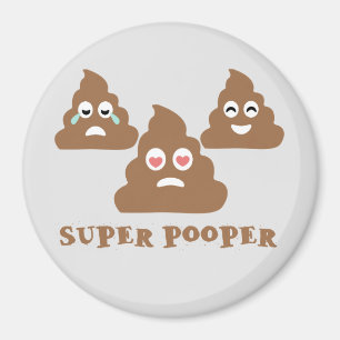 Imán Emoji estupenda de Pooper