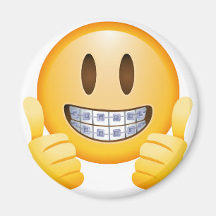 Imán Emoji Geeky de los apoyos