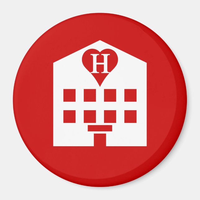 Imán Emoji japonesa del Love Hotel (Frente)