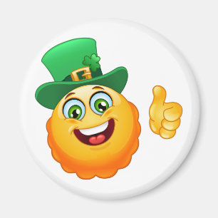 Imán emoji leprechaun