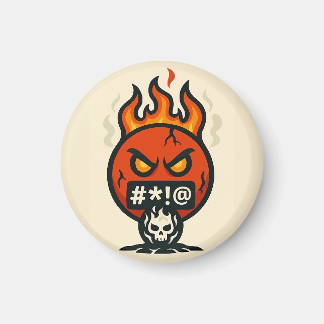 Imán Emoji Madness (Frente)