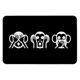 Imán Emoji sabia de 3 monos