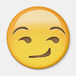 Imán Emoji Smirking de la cara