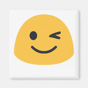Imán Emoji Wink