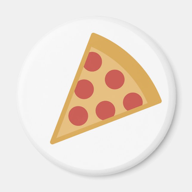 Imán Emoji Yummy Pizza (Frente)