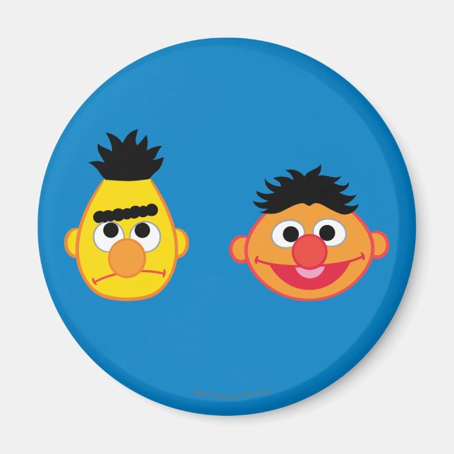 Imán Emojis de Bert y Ernie (Frente)